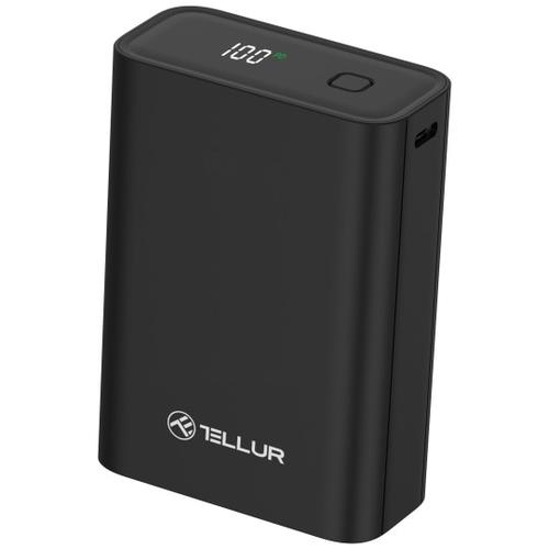 Baterie externa Tellur Compact Pro PD702 20000mAh QC3.0 22.5W + PD20W, LCD display, negru 1 Baterie externa Tellur Compact Pro PD702 20000mAh QC3.0 22.5W + PD20W, LCD display, negru