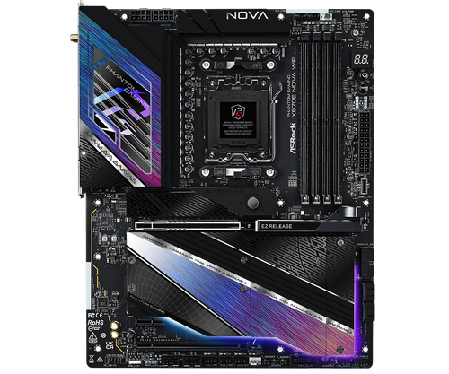 Placa de baza ASRock PHANTOM GAMING X870E Nova WiFi, AMD X870E, AM5, ATX, DDR5