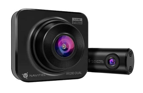 Kit camera Auto Dual Navitel AR280, Full HD, 12 Mpx, GPS, Night Vision, 140°, G-Senzor (Negru) 1 Kit camera Auto Dual Navitel AR280, Full HD, 12 Mpx, GPS, Night Vision, 140°, G-Senzor (Negru)