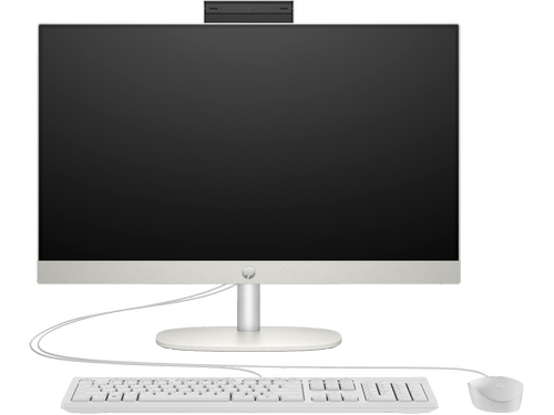 All in One PC HP ProOne 240 G10, Procesor Intel Core i5-1335U, 10 cores, 1.3GHz up to 4.6GHz, 12MB, 23.8inch FHD (1920x1080), 16GB DDR4, 512GB SSD, Wi-Fi, Bluetooth, Intel Iris Xe Graphics, No OS (Alb)