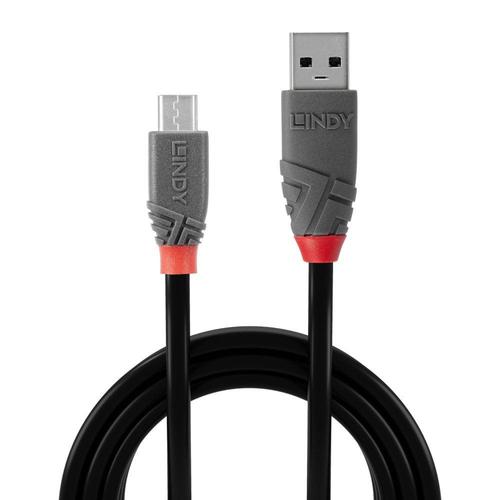 Cablu de date Lindy LY-36733, 2m, USB 2.0 Type A - MicroUSB 1 Cablu de date Lindy LY-36733, 2m, USB 2.0 Type A - MicroUSB