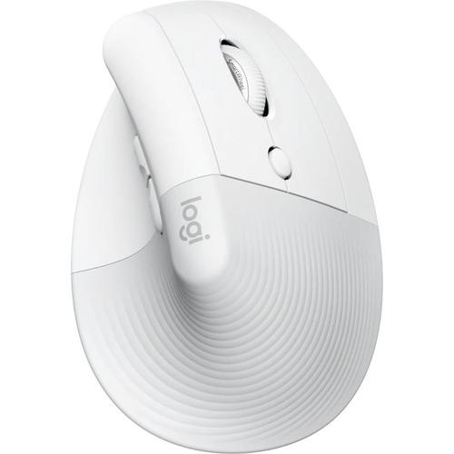Mouse Wireless Logitech Lift for Mac, Vertical Ergonomic, Bluetooth, Alb 1 Mouse Wireless Logitech Lift for Mac, Vertical Ergonomic, Bluetooth, Alb