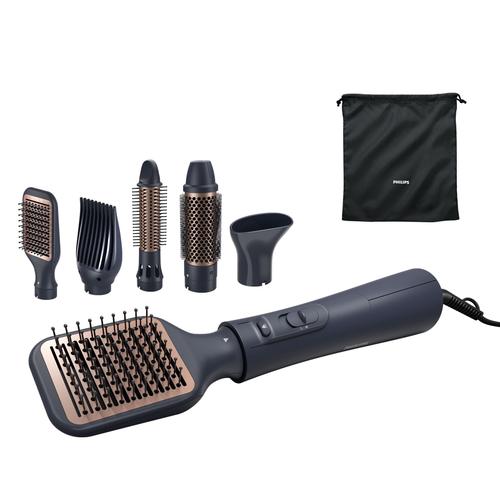 Perie cu aer Philips Series 5000 BHA530/00, 1000 W, 3 trepte de temperatura, Invelis Ceramic (Negru) 1 Perie cu aer Philips Series 5000 BHA530/00, 1000 W, 3 trepte de temperatura, Invelis Ceramic (Negru)
