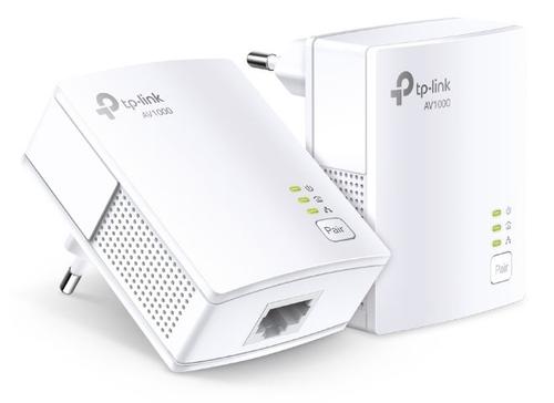 Kit Adaptoare Powerline Tp-Link TL-PA7017 KIT, AV1000 Gigabit (Alb) 1 Kit Adaptoare Powerline Tp-Link TL-PA7017 KIT, AV1000 Gigabit (Alb)