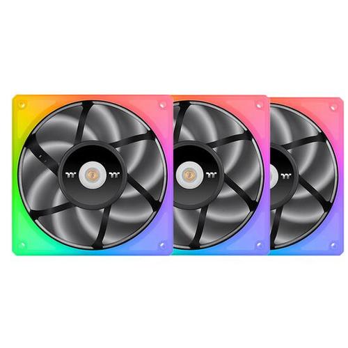 Set 3 ventilatoare Thermaltake Toughfan 12 120mm, iluminare aRGB 1 Set 3 ventilatoare Thermaltake Toughfan 12 120mm, iluminare aRGB