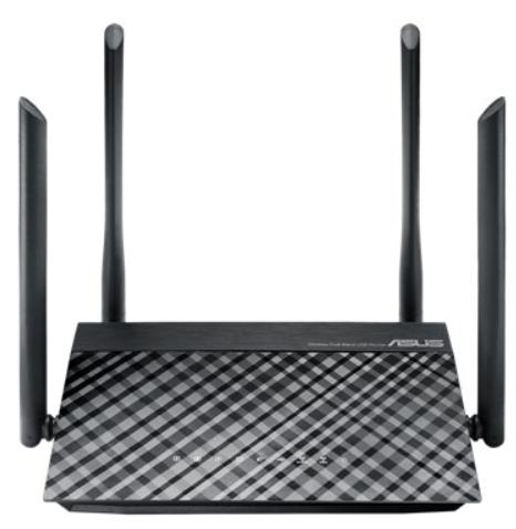 Router Wireless ASUS RT-AC1200, Dual Band, 1200 Mbps, 4 Antene externe (Negru) 1 Router Wireless ASUS RT-AC1200, Dual Band, 1200 Mbps, 4 Antene externe (Negru)
