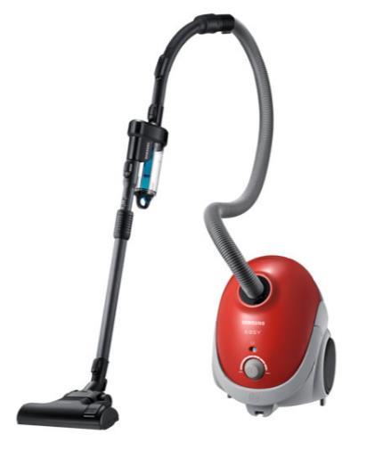 Aspirator cu sac Samsung VCC52U6V3R, 2.5 L, 750 W (Rosu)