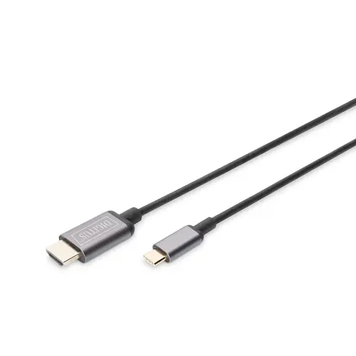 Cablu Digitus DA-70821, USB-C - HDMI, 4k, 1.8m 1 Cablu Digitus DA-70821, USB-C - HDMI, 4k, 1.8m