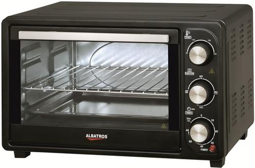 Cuptor electric Albatros A23B2, 1380W, Timer, 23L (Negru)