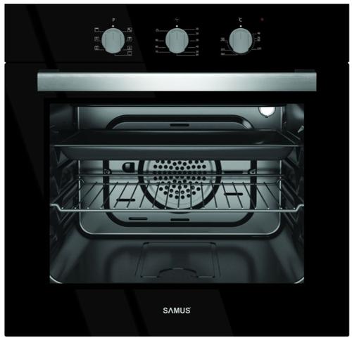 Cuptor incorporabil Samus SC618TGV, Electric, 56 L, 7 functii (Negru)