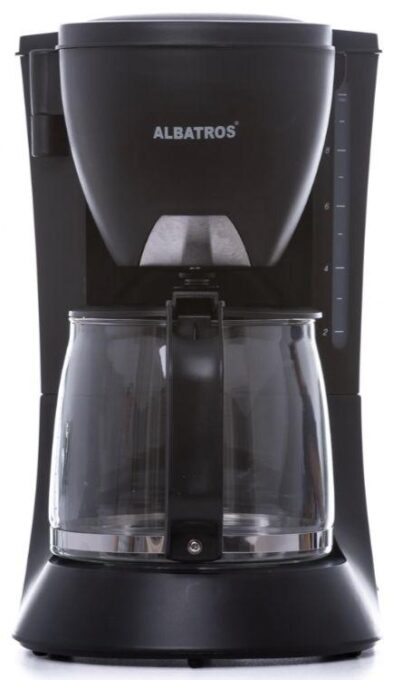 Cafetiera Albatros VERONA BLACK 2, 1.2 L, 680 W (Negru)