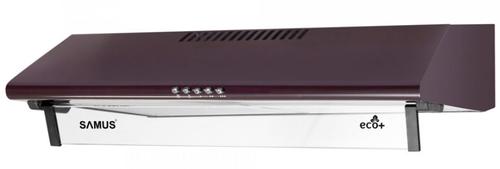 Hota Samus SM62M ECO+, 94 W, 2 Motoare, 380.8 m3/h, 60 cm, Filtru metalic dublu-caseta (Maro)