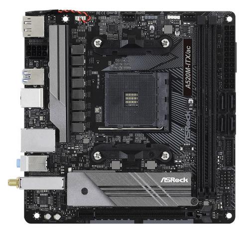 Placa de baza ASRock  A520M-ITX/AC, AMD A520, AM4, mITX