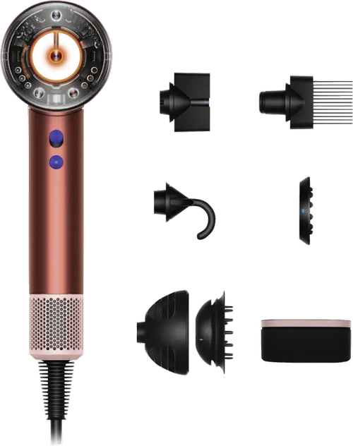 Uscator de par Dyson Supersonic Nural HD16, 1600W, 3 viteze, 4 trepte temperatura (Bronz/Roz) 1 Uscator de par Dyson Supersonic Nural HD16, 1600W, 3 viteze, 4 trepte temperatura (Bronz/Roz)