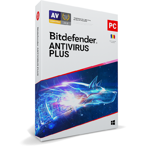 Bitdefender Antivirus Plus, 10 PC, 2 ani, Licenta noua, BOX/Retail 1 Bitdefender Antivirus Plus, 10 PC, 2 ani, Licenta noua, BOX/Retail