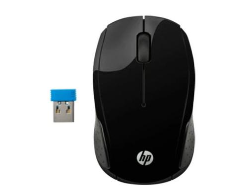 Mouse Wireless Optic HP 200, USB (Negru) 1 Mouse Wireless Optic HP 200, USB (Negru)