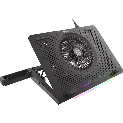 Cooler Laptop Genesis Oxid 450 RGB, 15.6inch, smartphone stand, 2 x USB (Negru)