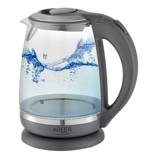 Fierbator de apa Adler AD 1286, 2200 W, 2 L (Transparent) 1 Fierbator de apa Adler AD 1286, 2200 W, 2 L (Transparent)