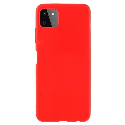 Husa Protectie Spate Lemontti Silky pentru Samsung Galaxy A22 5G, Silicon (Rosu) 1 Husa Protectie Spate Lemontti Silky pentru Samsung Galaxy A22 5G, Silicon (Rosu)