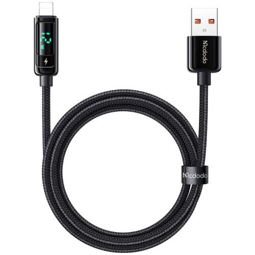 Cablu de date Mcdodo Digital Pro USB-A la Lightning, 1.2m, 3A (Negru) 1 Cablu de date Mcdodo Digital Pro USB-A la Lightning, 1.2m, 3A (Negru)