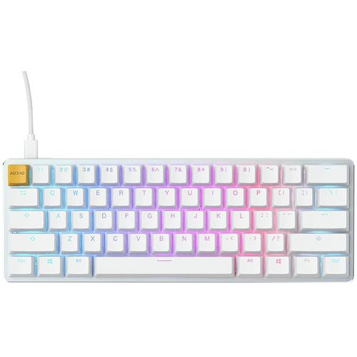 Tastatura gaming Glorious Race GMMK Compact, iluminare RGB, switch Gateron Brown, US-Layout, Ice White 1 Tastatura gaming Glorious Race GMMK Compact, iluminare RGB, switch Gateron Brown, US-Layout, Ice White
