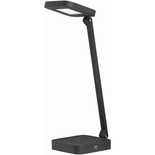 Lampa LED de birou Maxcom ML1001, control tactil, USB 5V/1A, 7W, 300 lm, temperatura lumina 4000K, Negru 1 Lampa LED de birou Maxcom ML1001, control tactil, USB 5V/1A, 7W, 300 lm, temperatura lumina 4000K, Negru