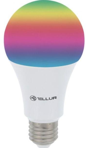 Bec inteligent LED Tellur TLL331011, WiFi, E27, 10W, 1000lm, Lumina Alba/Calda/RGB, Reglabil (Alb) 1 Bec inteligent LED Tellur TLL331011, WiFi, E27, 10W, 1000lm, Lumina Alba/Calda/RGB, Reglabil (Alb)