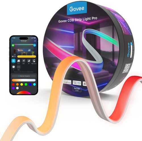 Banda LED Govee Strip Light Pro 3m, RGBIC+W, Wi-Fi, Bluetooth, 1260 LED/m 1 Banda LED Govee Strip Light Pro 3m, RGBIC+W, Wi-Fi, Bluetooth, 1260 LED/m
