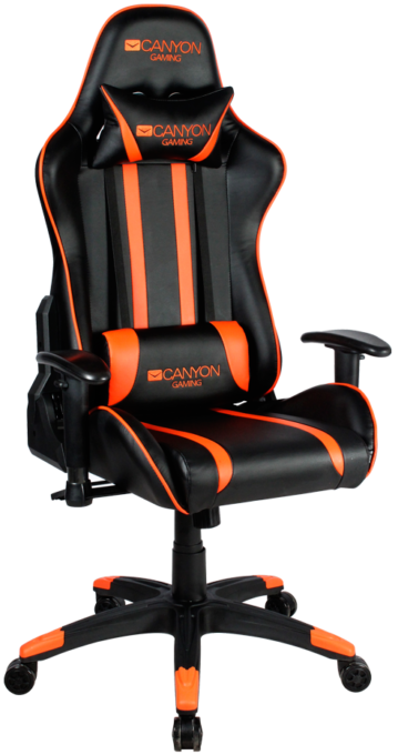 Scaun Gaming Canyon Fobos CND-SGCH3, reglabil (Negru/Portocaliu) 1 Scaun Gaming Canyon Fobos CND-SGCH3, reglabil (Negru/Portocaliu)