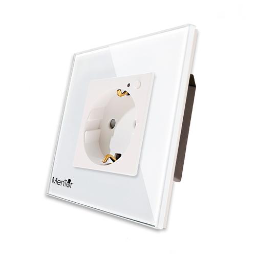 Priza Smart Wireless Mentor ES014 simpla incastrata WiFi 16A 1000W 1 Priza Smart Wireless Mentor ES014 simpla incastrata WiFi 16A 1000W
