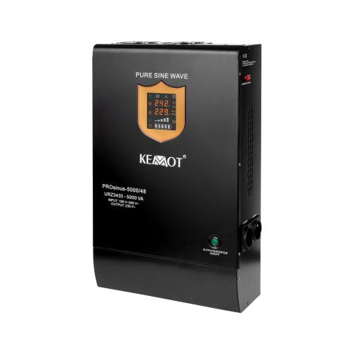 UPS centrale Kemot Sinus PUR 5000VA/3500W 48V, prindere perete 1 UPS centrale Kemot Sinus PUR 5000VA/3500W 48V, prindere perete