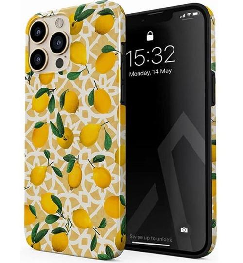 Protectie Spate Burga Dual Layer Lemon Juice pentru Apple iPhone 14 Pro (Multicolor) 1 Protectie Spate Burga Dual Layer Lemon Juice pentru Apple iPhone 14 Pro (Multicolor)