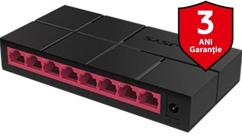 Switch Mercusys MS108G, Gigabit, 8 Porturi 1 Switch Mercusys MS108G, Gigabit, 8 Porturi
