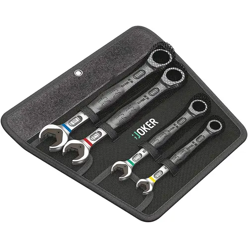 Set chei combinate cu clichet, 80 dinti, WERA Joker, 4 piese 1 Set chei combinate cu clichet, 80 dinti, WERA Joker, 4 piese