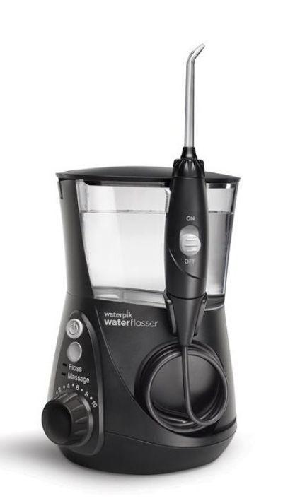 Irigator bucal Waterpik Ultra Professional Aquarius WP-662, 7 Capete, 2 Moduri de curatare, Cronometru (Negru) 1 Irigator bucal Waterpik Ultra Professional Aquarius WP-662, 7 Capete, 2 Moduri de curatare, Cronometru (Negru)