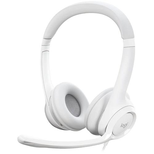 Casti Stereo Logitech H390, USB, Microfon (Alb) 1 Casti Stereo Logitech H390, USB, Microfon (Alb)