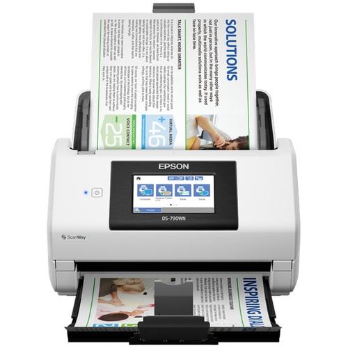 Scanner Epson WorkForce DS-790WN, A4, Retea, WiFi, ADF, Duplex (Alb/Negru) 1 Scanner Epson WorkForce DS-790WN, A4, Retea, WiFi, ADF, Duplex (Alb/Negru)