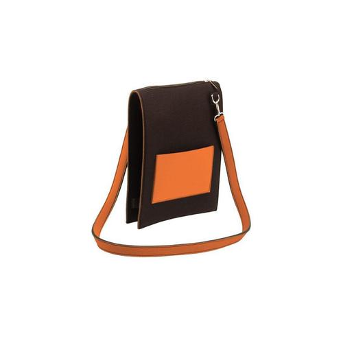 Geanta Umar Nfun Trendy, S/M (Negru/Portocaliu) 2 Geanta Umar Nfun Trendy, S/M (Negru/Portocaliu) - imagine 2