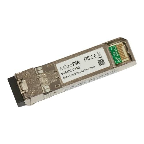 Modul transceiver SFP+ 10G MM 300m 850nm Dual LC-connector - Mikrotik S+85DLC03D 1 Modul transceiver SFP+ 10G MM 300m 850nm Dual LC-connector - Mikrotik S+85DLC03D
