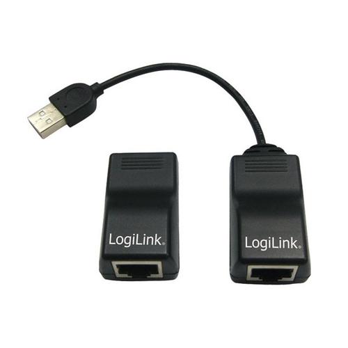 Dispozitiv de extindere semnal la distanta LogiLink UA0021D, USB - RJ45 , 0.35 m (Negru) 1 Dispozitiv de extindere semnal la distanta LogiLink UA0021D, USB - RJ45 , 0.35 m (Negru)