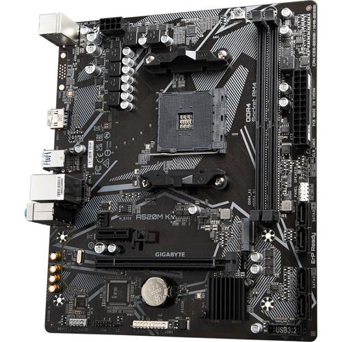 Placa de baza GIGABYTE A520M K V2, AMD A520, AM4, mATX