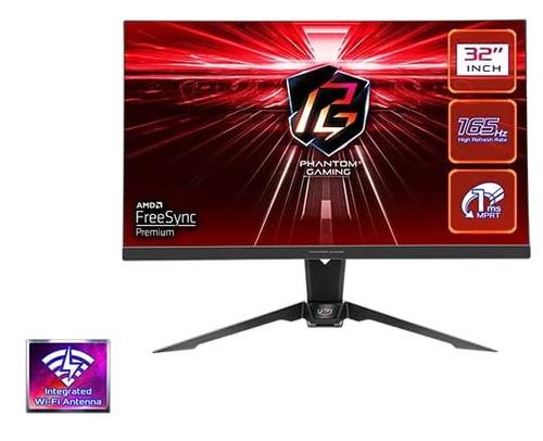 Monitor Gaming VA LED Asrock 31.5inch PG32QF2B, QHD (2560 x 1440), HDMI, DisplayPort, AMD FreeSync, Boxe, 165 Hz, 1 ms (Negru) 1 Monitor Gaming VA LED Asrock 31.5inch PG32QF2B, QHD (2560 x 1440), HDMI, DisplayPort, AMD FreeSync, Boxe, 165 Hz, 1 ms (Negru)