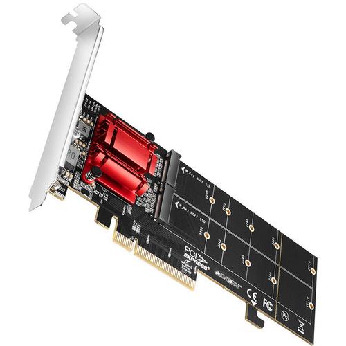 Adaptor AXAGON PCEM2-ND 1x PCI-E Male - 2x M.2 PCI-E SSD 1 Adaptor AXAGON PCEM2-ND 1x PCI-E Male - 2x M.2 PCI-E SSD