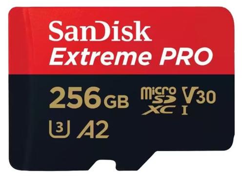 Card de memorie SanDisk Extreme Pro SDSQXCD-256G-GN6MA, microSDXC, 256GB, UHS-I U3, Clasa 10, V30t+ Adaptor SD 1 Card de memorie SanDisk Extreme Pro SDSQXCD-256G-GN6MA, microSDXC, 256GB, UHS-I U3, Clasa 10, V30t+ Adaptor SD