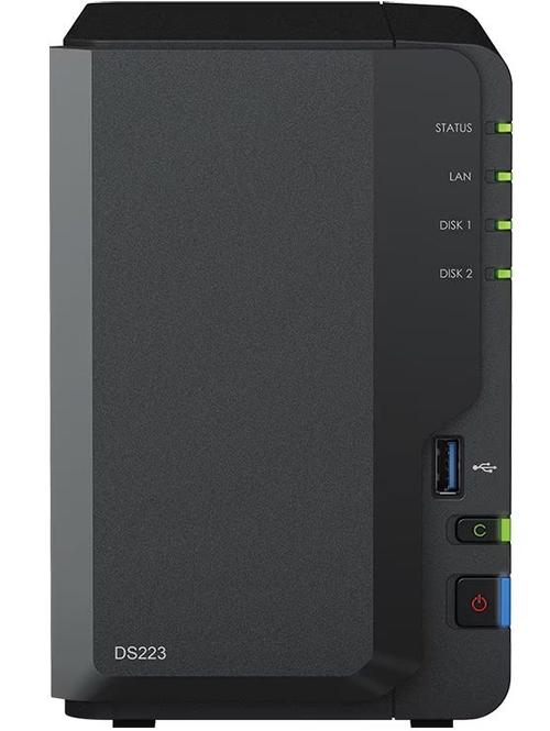 NAS Synology DS223, 2 Bay-uri, Gigabit, Procesor Realtek RTD1619B, t2 GB DDR4 (Negru) 1 NAS Synology DS223, 2 Bay-uri, Gigabit, Procesor Realtek RTD1619B, t2 GB DDR4 (Negru)