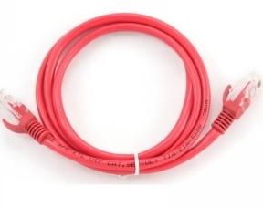 CABLU UTP Patch cord cat.5E, 3m rosu 1 CABLU UTP Patch cord cat.5E, 3m rosu