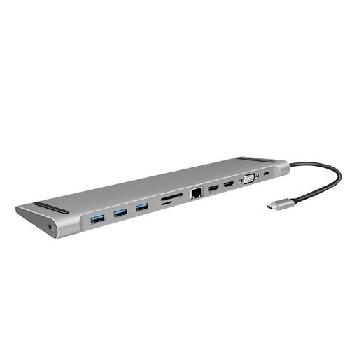 Docking Station Logilink UA0373, conectare PC USB 3.1, PD 3.0 pana la 100W (Argintiu) 1 Docking Station Logilink UA0373, conectare PC USB 3.1, PD 3.0 pana la 100W (Argintiu)