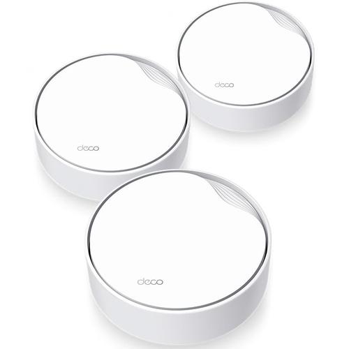 Sistem Wi-Fi Mesh TP-Link Deco X50-PoE(3-pack), Dual-Band AX3000 cu suport PoE, 1 x 2.5 Gbps port + 2 x Gigabit, cu acoperire completa pentru casa, Seamless Roaming, Antivirus, Control Parental si Control Vocal 1 Sistem Wi-Fi Mesh TP-Link Deco X50-PoE(3-pack), Dual-Band AX3000 cu suport PoE, 1 x 2.5 Gbps port + 2 x Gigabit, cu acoperire completa pentru casa, Seamless Roaming, Antivirus, Control Parental si Control Vocal