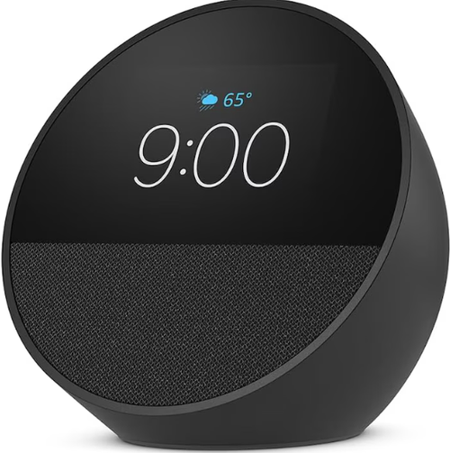 Boxa inteligenta Amazon Echo Spot 2024, Wi-Fi, Bluetooth (Negru) 1 Boxa inteligenta Amazon Echo Spot 2024, Wi-Fi, Bluetooth (Negru)
