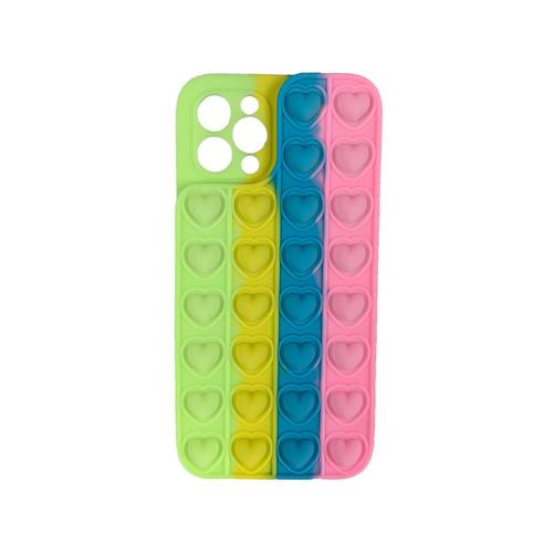 Husa Lemontti Heart Pop it compatibila cu iPhone 11 Pro, Multicolor 1 Husa Lemontti Heart Pop it compatibila cu iPhone 11 Pro, Multicolor